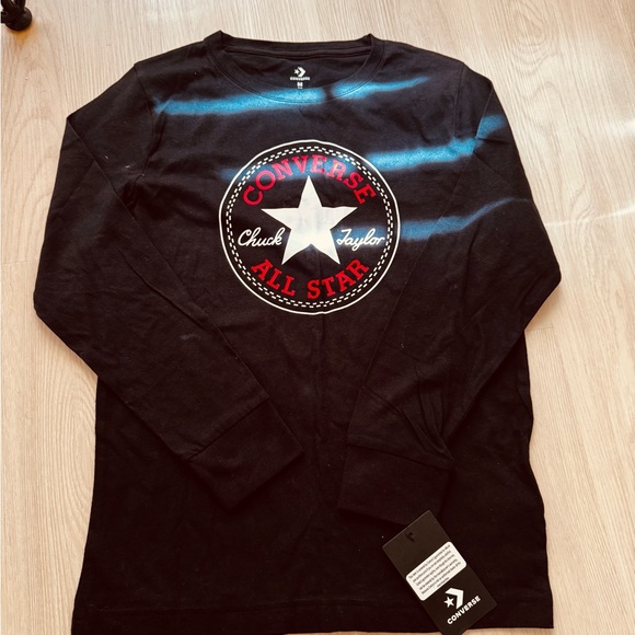 Converse Black Long Sleeve Shirt - Picture 1 of 1